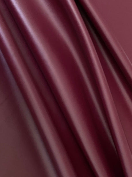Burgundy Stretch Faux Leather