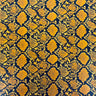 Faux Leather Vinyl Fabric Caicos Snake Skin