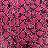 Caicos Snake Skin Faux Leather Vinyl Fabric - Snake Skin Pattern, 54" Width (1 Yard)