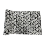 Caicos Snake Skin Faux Leather Vinyl Fabric - Snake Skin Pattern, 54" Width (1 Yard)