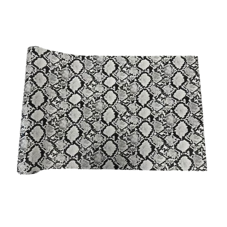 Faux Leather Vinyl Fabric Caicos Snake Skin