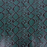 Caicos Snake Skin Faux Leather Vinyl Fabric - Snake Skin Pattern, 54" Width (1 Yard)