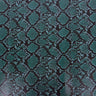 1 Yard Caicos Snake Skin Faux Leather Vinyl Fabric 100% PVC