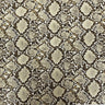 Faux Leather Vinyl Fabric Caicos Snake Skin