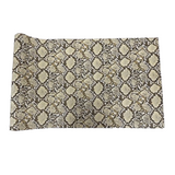 Faux Leather Vinyl Fabric Caicos Snake Skin