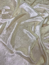 Ivory Crinkle Satin