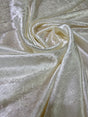 Ivory Crinkle Satin