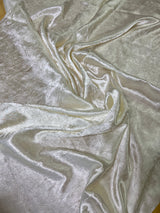 Ivory Crinkle Satin