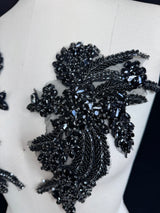 Black Rhinestones Applique