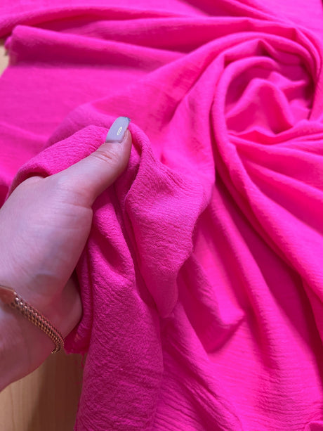 Hot Pink Cotton Gauze