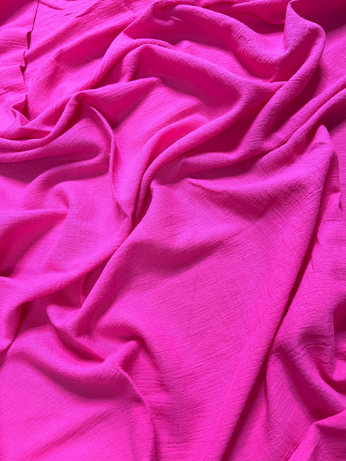 Hot Pink Cotton Gauze