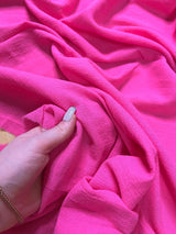 Hot Pink Cotton Gauze