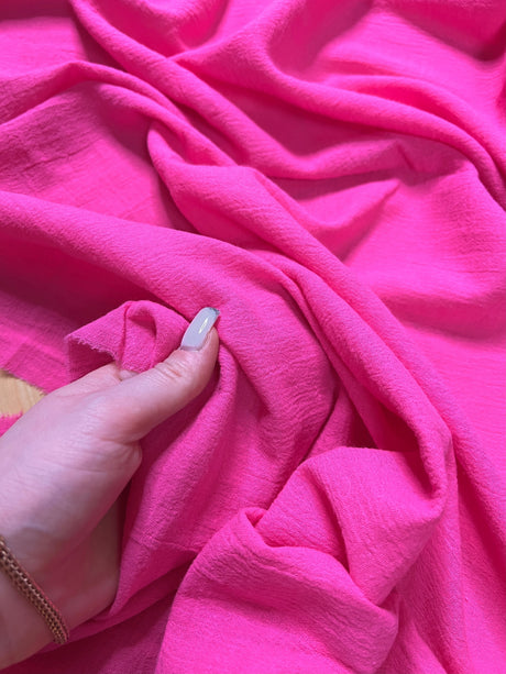 Hot Pink Cotton Gauze