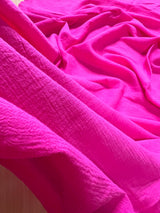 Hot Pink Cotton Gauze