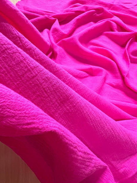 Hot Pink Cotton Gauze