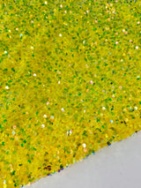 Yellow Iridescent Sequin on Velvet