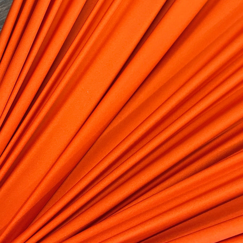 Shiny Orange Yoga Spandex
