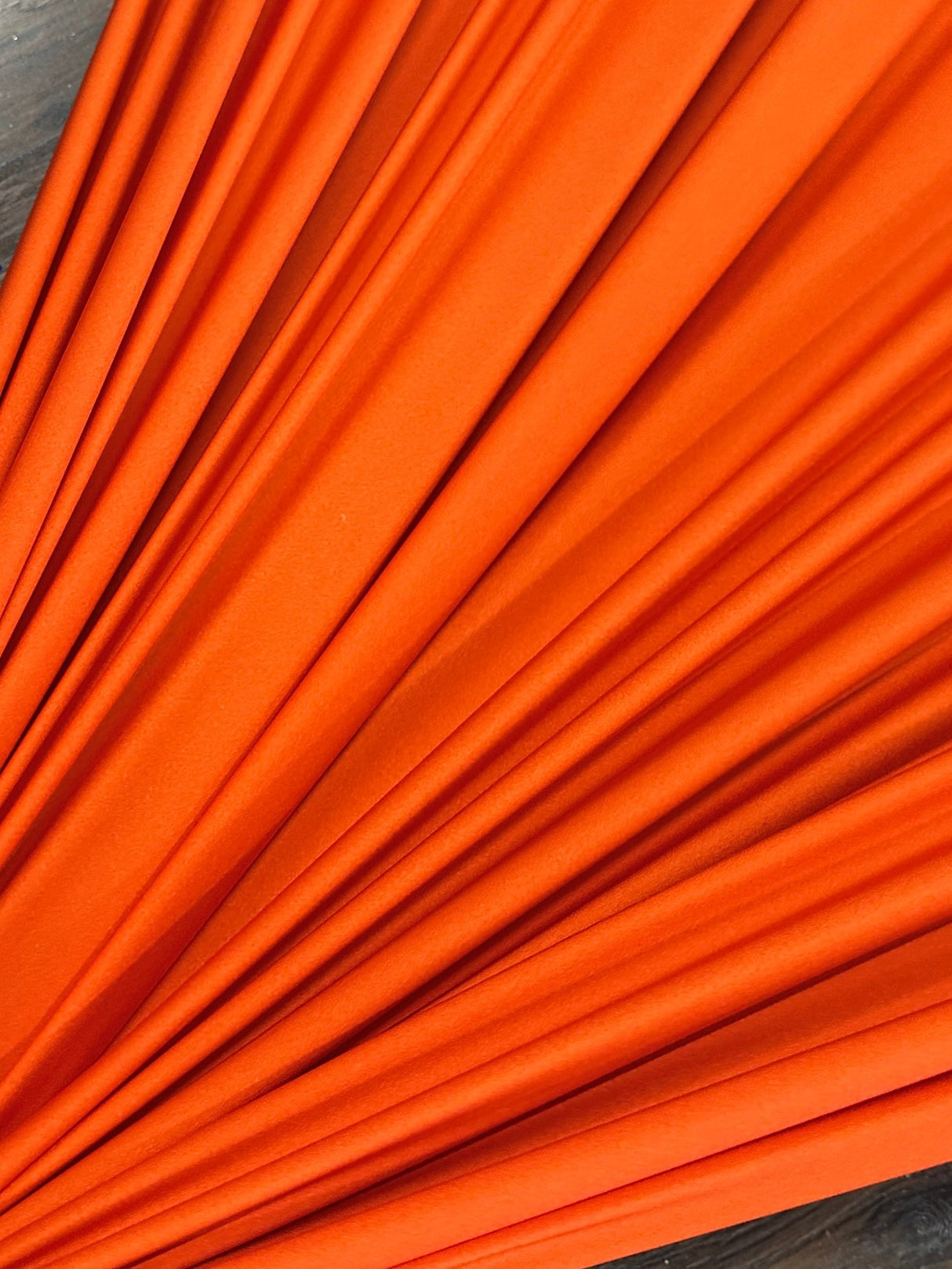 Shiny Orange Yoga Spandex