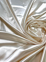 Ivory Shiny Nylon Spandex