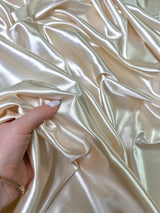 Ivory Shiny Nylon Spandex