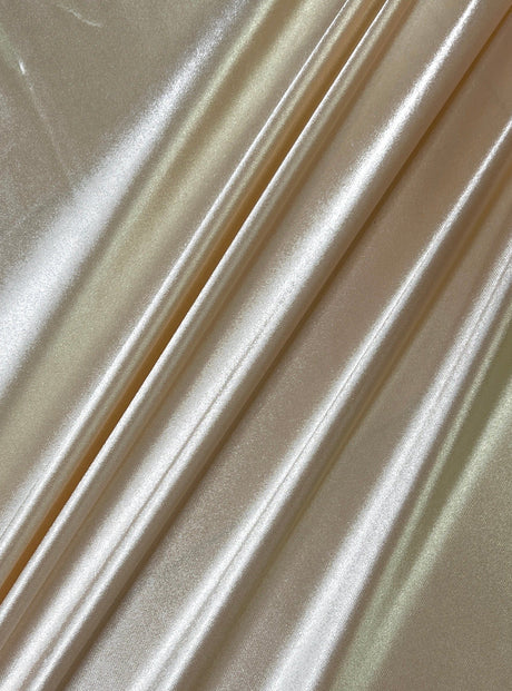 Ivory Shiny Nylon Spandex