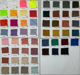 1 Yard 8x3 Yummy Brushed Rib Knit Solid Fabric Soft Stretchy 60 Inch Width