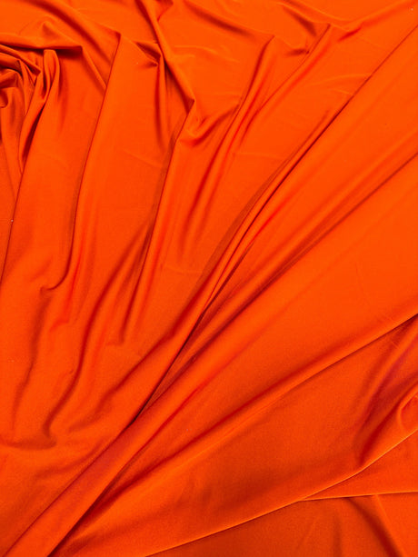 Shiny Orange Yoga Spandex