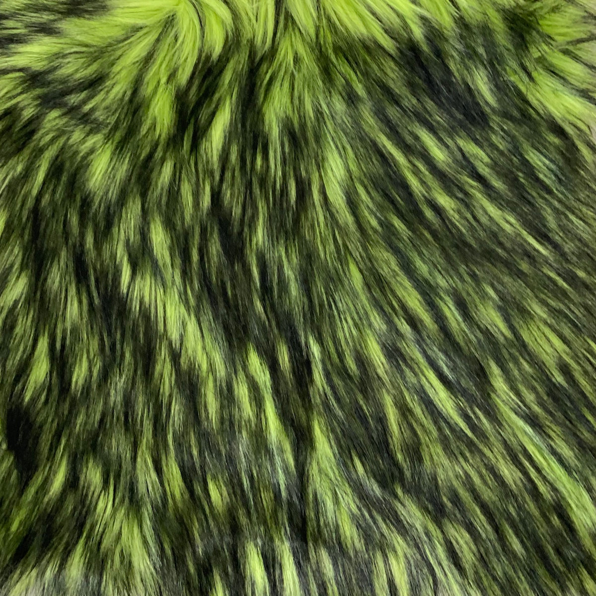 Husky Print Long Pile Shaggy Faux Fur Fabric - 50 Percent Acrylic 50 Percent Polyester Fabric, Husky Print, 60" Width, 2" Pile Length (1 Yard)