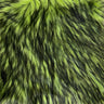 Husky Print Long Pile Shaggy Faux Fur Fabric - 50 Percent Acrylic 50 Percent Polyester Fabric, Husky Print, 60" Width, 2" Pile Length (1 Yard)
