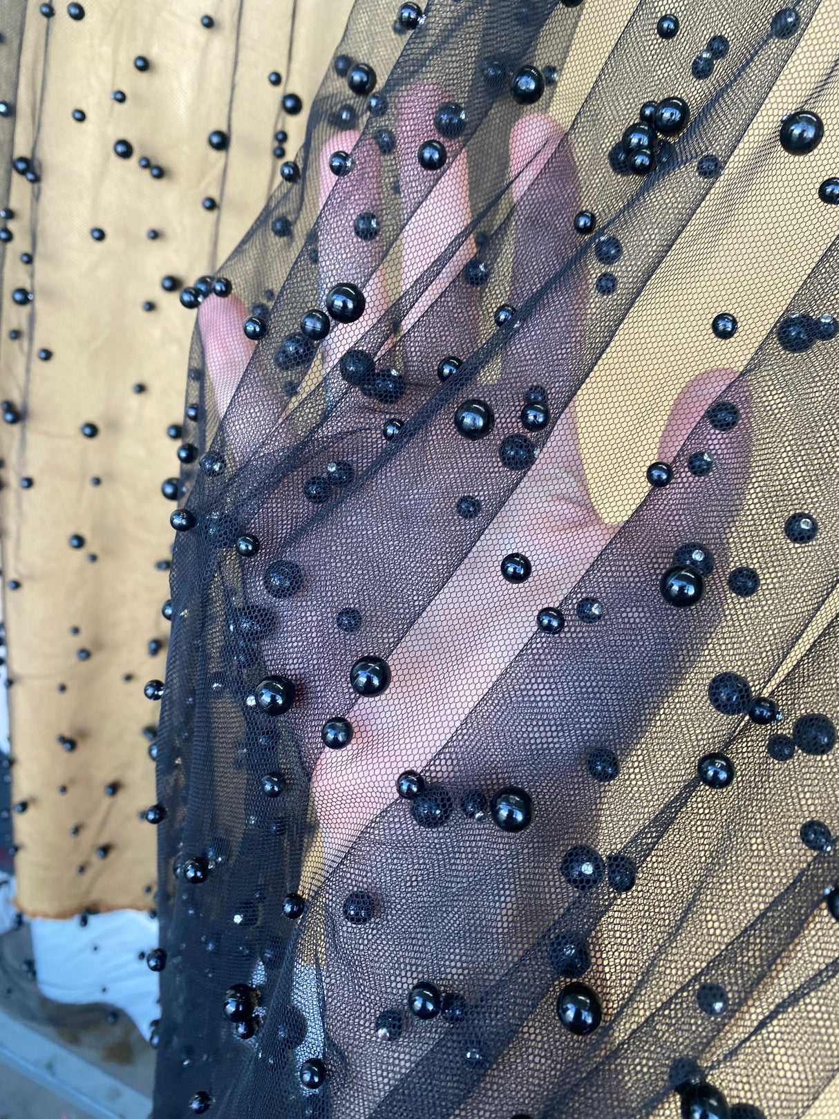 Pearl Tulle Black