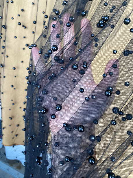 Pearl Tulle Black