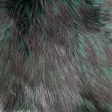Husky Print Long Pile Shaggy Faux Fur Fabric - 50 Percent Acrylic 50 Percent Polyester Fabric, Husky Print, 60" Width, 2" Pile Length (1 Yard)