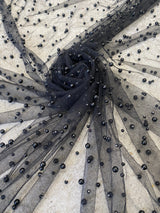 Pearl Tulle Black