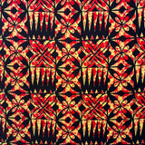 Traditional Tapa Design Cotton Light Barkcloth Fabric - Polynesian Tapa Print, 45" Width (1 Yard)
