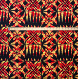 Cotton Light Barkcloth Traditional Tapa Design Fabric