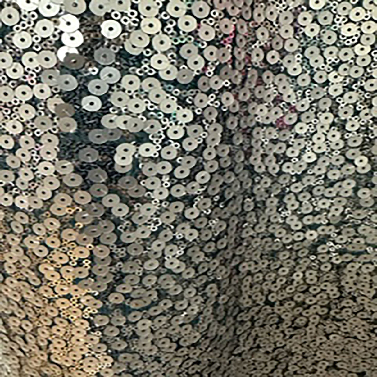 Polyester Mesh Ombre Sequin Fabric Blue Silver 60"