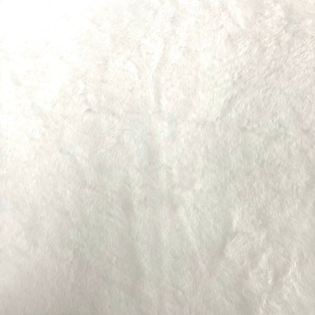 Rabbit Soft Plush Short Pile Faux Fur Fabric - 100 Percent Polyester Fabric, Solid Colors, 60" Width, 0.5" Pile Length, 450 GSM (1 Yard)
