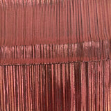 Metallic Pleated Foil Spandex Fabric - Fuchsia, 58" Width (1 Yard)