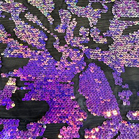 Polyester Spandex Two-Sided Island Sequin Fabric 60"
