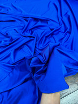 Shiny Royal Blue Yoga Spandex