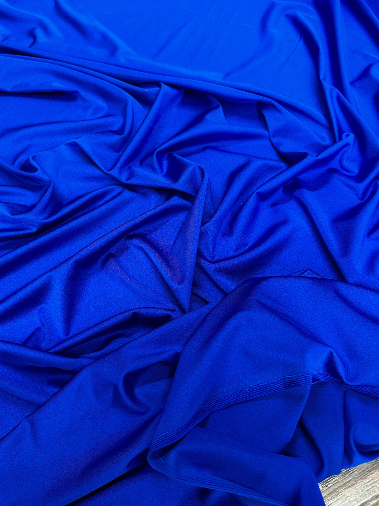 Shiny Royal Blue Yoga Spandex