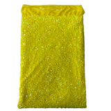 Stretch Velvet Sequin Rodeo Fabric