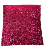 Sequins Embroidered Stretch Velvet Rodeo Fabric - 100 Percent Polyester Fabric, 2-Way Stretch, 60" Width, Sequins 54" Width, Multiple Colors (1 Yard)