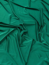 Shiny Yoga Spandex Hunter Green