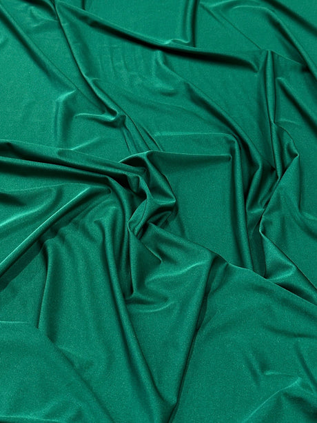 Shiny Yoga Spandex Hunter Green