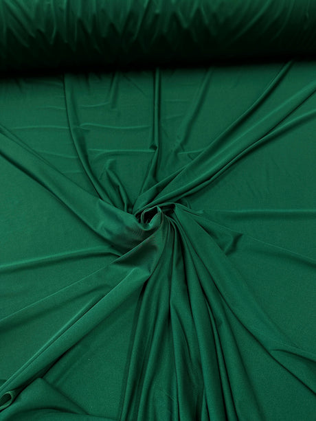 Shiny Yoga Spandex Hunter Green