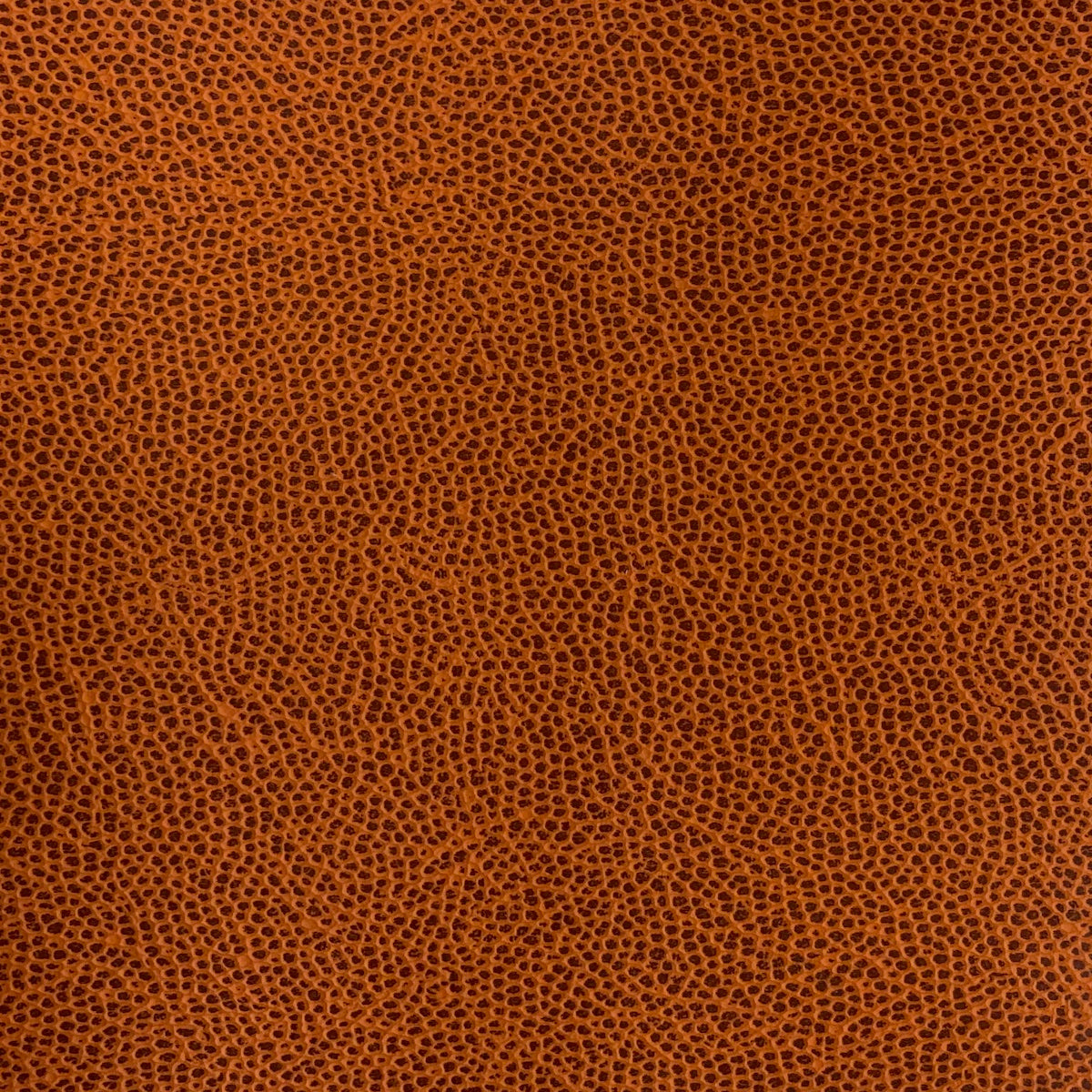 Sports Faux Leather Vinyl Fabric - Orange Basketball Texture, 54" Width (1 Yard)