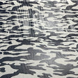 Polyester Spandex Army Stretch Silver Foil Fabric