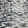 Polyester Spandex Army Stretch Silver Foil Fabric
