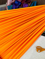 Shiny Yoga Spandex Bright Orange